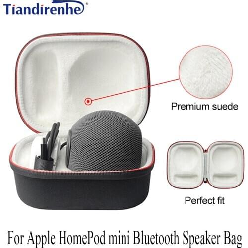 For Apple HomePod mini Bluetooth Speaker Bag New Portable Wireless Bluetooth EVA Speaker Case NO Speaker Anti drop shell