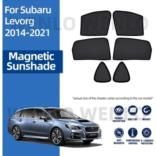 For Subaru LEVORG 2014-2021 Windscreen Folding Visor Windshiel Window Interior Curtain Sunshade Magnetic Sun Visor Protective
