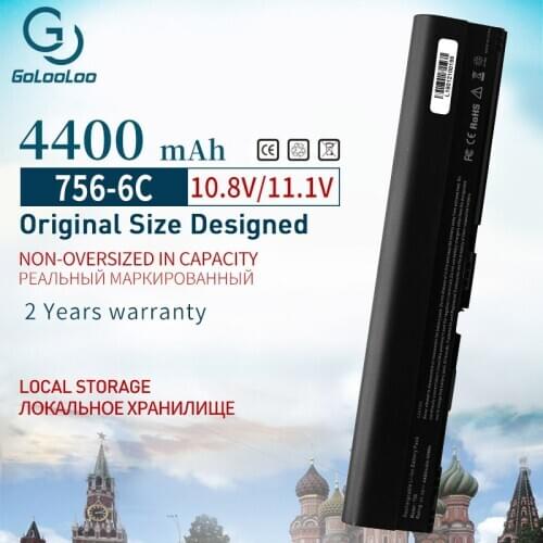 Golooloo 4400mAh 6CELL New Laptop Battery For Acer Aspire One 710 756 V5-171 AL12B31 AL12B32 FOR ACER Aspire One V5-171 Series