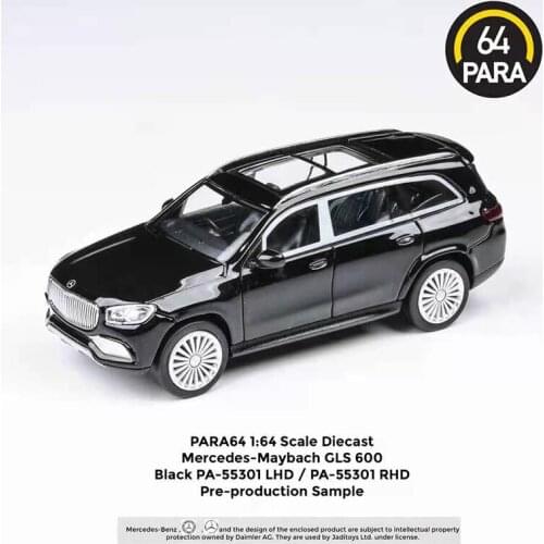 Paragon 1/64 Benz GLS600 Diecast Collection of Simulation Alloy Car Model Children Toys