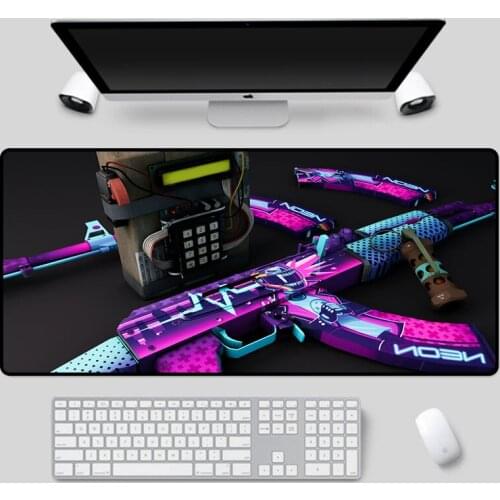 Mairuige Multi-size choice firearm pattern mouse pad CSGO AK47 series table mat high quality C4 pack pattern keyboard pad