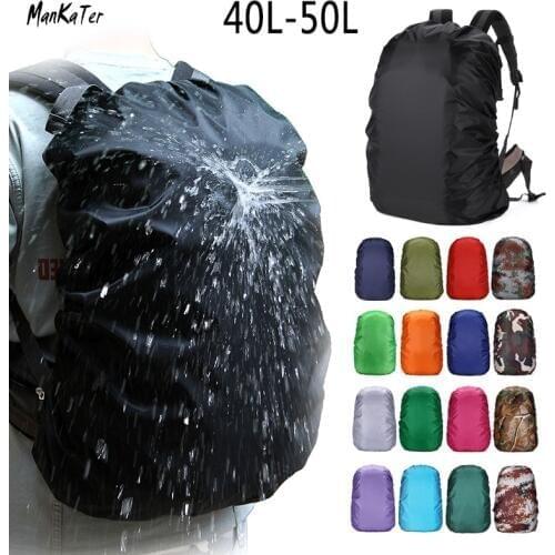 ManKaTer Free Shipping 40L45L50L Camouflage Waterproof Dustproof Sunscreen Lightweight Backpack Rain Cover Sports Bag