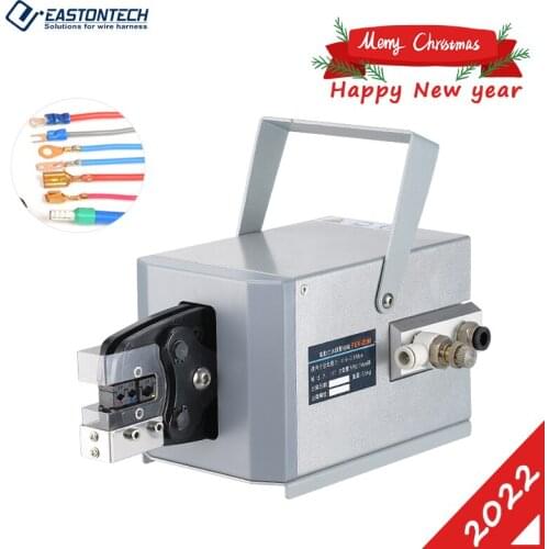 EASTONTECH FEK-20M Pneumatic Air Power Terminal Crimping Machine 2.5T 0.5-0.8MPa Pneumatic Wire Cable Terminal Crimper Tool