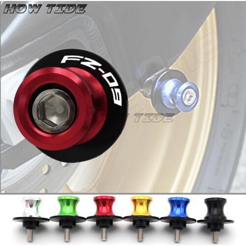 Motorcycle CNC Aluminum Swingarm Spools Slider Stand Screws For YAMAHA MT09 MT-09 FJ-09 FZ-09 2014 2015
