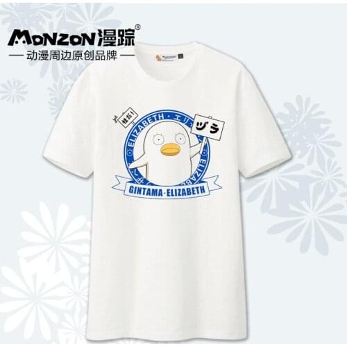 2019 New Mens Gintama Elizabeth Cute Summer Round Collar Short Sleeve T-shirt Sweatshirt Tee Shirts