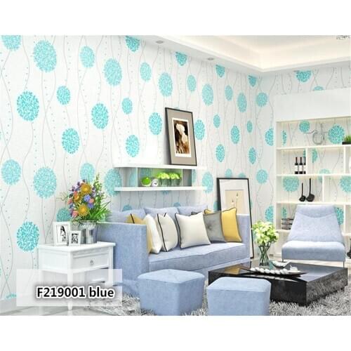 Beibehang tapety Sweet pastoral non woven contemporary and contracted sitting room bedroom TV setting black and white wallpaper