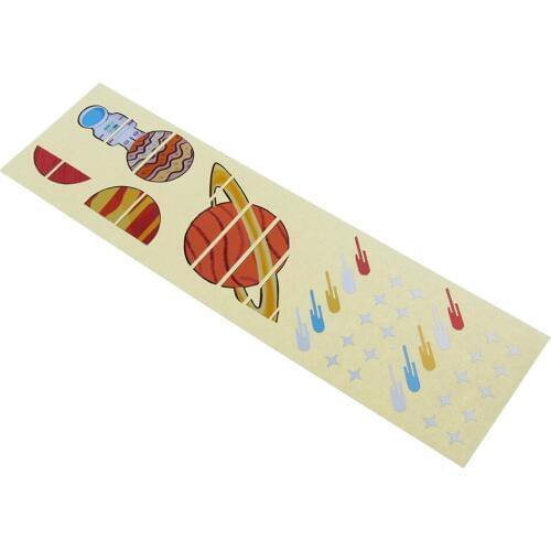 Tooyful Finest Planet Pattern Guitar Fingerboard Sticker Decal Decoration Musical Instrument Accessory