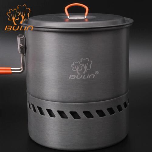 Bulin brand Camping Water Pot Outdoor Kettle Heat Exchanger Pot Bulin S2400 1.5L