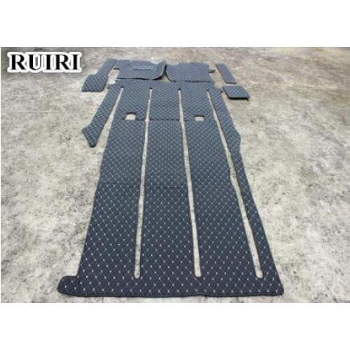 Custom full set car floor mats + one trunk mat for Mercedes Benz V 250d 7 seats 2019-2015 waterproof rugs carpets for V250d 2018