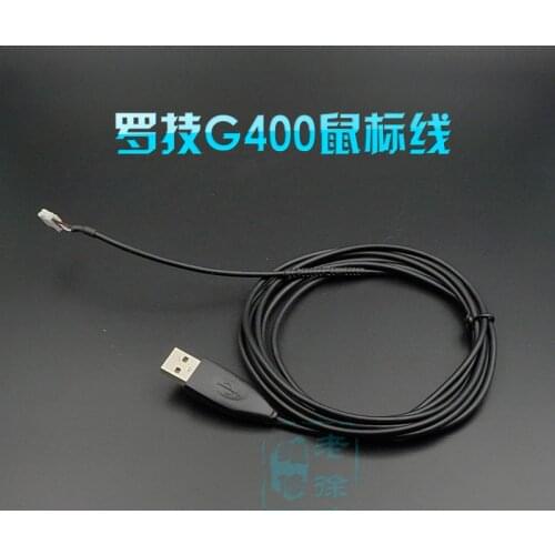 2m Cable Durable Nylon Braided Line USB Mouse Cable Competition Performance Mouse Feets For Logitech G400 G400S Mice Repair Kit