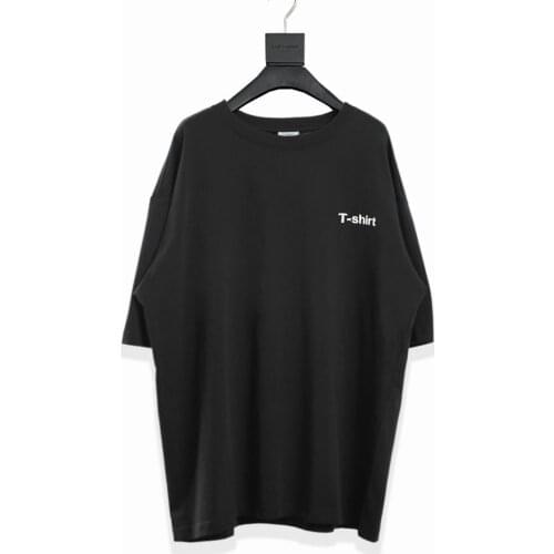 VETEMENTS High street new VTM vehicles short sleeve OS loose casual hip hop lovers short sleeve t-shirt men and women fashion