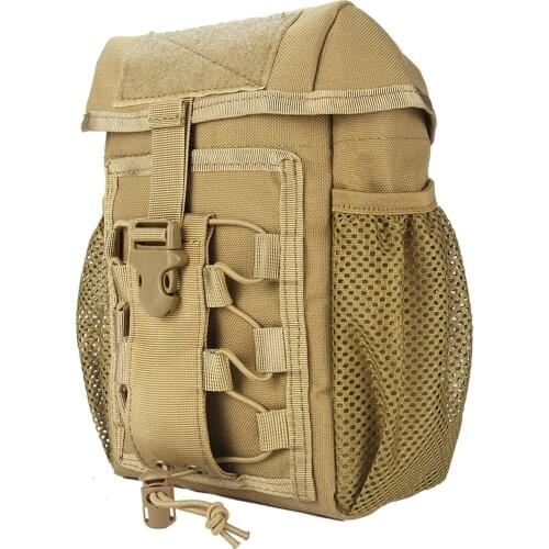 Tactical Molle Pouch Military Outdoor Sports Bicycle Cycling Pouch Shoulder Bag Utility Travel Hiking Hunting Crossbody EDC Bag