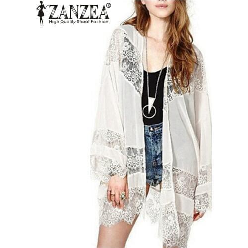 ZANZEA Womens Chiffon Blouses