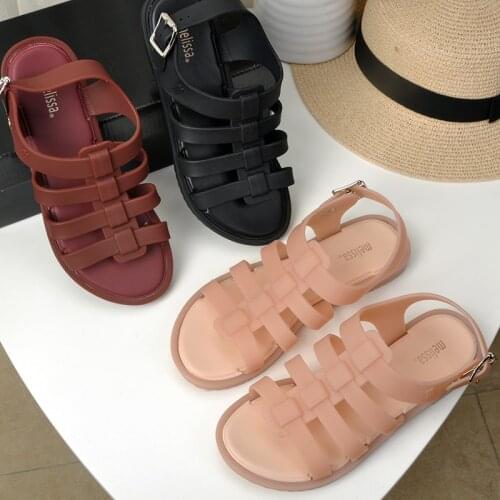 2020 New Melissa Flox Roman sandals Women Jelly Shoes Fashion Adulto Sandals Women Sandalias Melissa Female Shoes Jelly Shoes