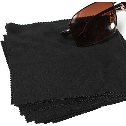 10pcs 15X15CM Microfibre Cleaning Cloths for Glasses Cameras Lens Eye Computer Laptop ScreensClean Wipe Clothes Cleaner