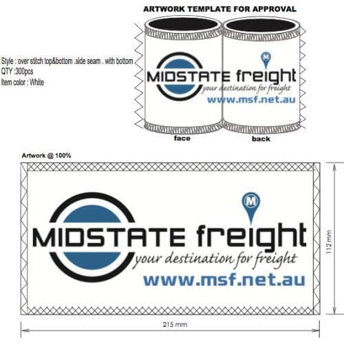 300pcs/lot Stubby Holder Custom With Your Logo Print Neoprene Beer Can Coolers Thermal Cooler Bag For Wedding Gifts Party Camp