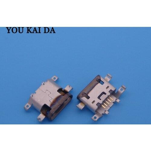 50pcs/lot Mini Micro USB jack socket Dock Charging Port plug Connector For Sony M2 S50H D2303 D2305
