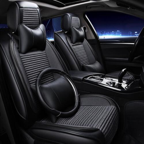 TO YOUR TASTE auto accessories car seat covers linen cushion set for JAC K5/3 iev b15 A13 RS refine s3 s2 s5 healthy new styling