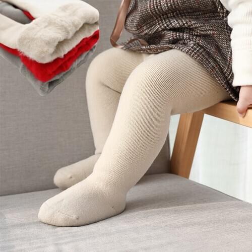 Toddler Girls Winter Pantyhose Autumn Children Boys Thermal Thick Warm Tights Kids Newborn Infant Velvet Pants Baby Accessories