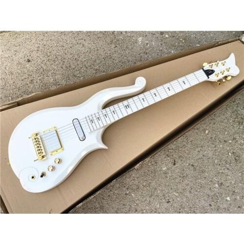 Prince cloud electric guitar alder xylophone body maple xylophone neck pearl white free shipping