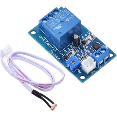 XH-M131 DC 5V / 12V 10A Light Control Switch Photoresistor Relay Module Detection Sensor Bightness Automatic Control Module