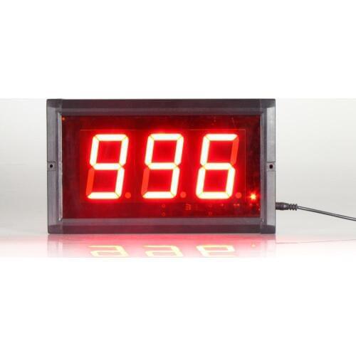 Fedex Free Shipping 3 inch 3 digits led digital clock remote control Daycountdown Timer