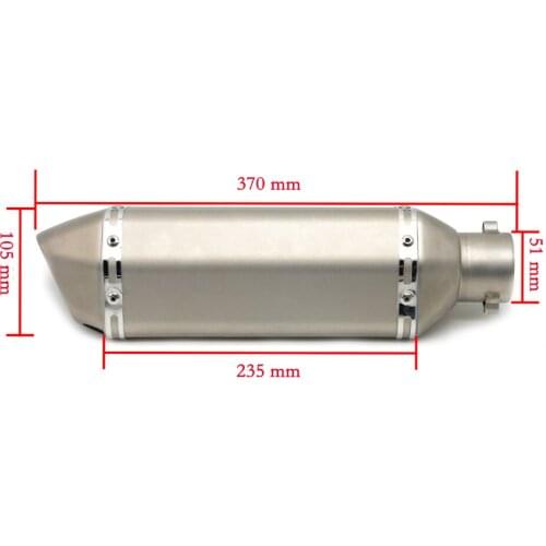 Motorcycle 51/61/36mm AK exhaust muffler pipe For TRIUMPH TIGER 800 1050 1200 Sport Explorer XC XCX XR XRX