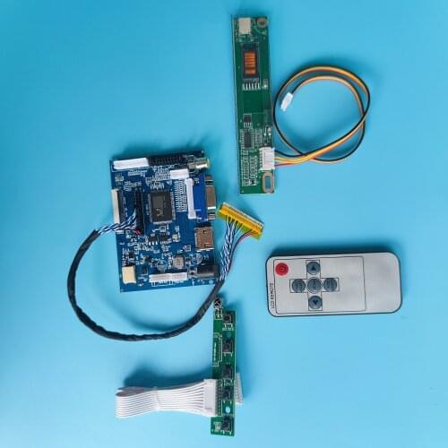 Kit Work for LP141WX3 1280X800 LCD remote AV 2AV DIY LVDS SCREEN 30pin HDMI VGA Controller Board Screen driver panel monitor