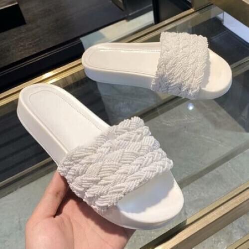 Summer Women Slippers Comfy Casual Anti-skid Shoes Female Solid Color Flat Shoes Zapatillas Casuales Fashion Hot