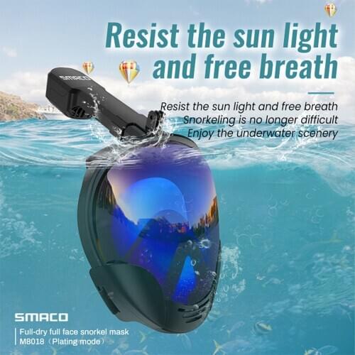 Diving Mask Underwater Scuba Anti Fog Full Face Diving Mask for Gopro Camera Men Women Kids 2020 New Arrival