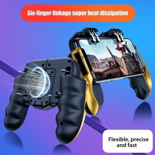 2020 Newest Gamepad Pubg Controller Joystick Mobile Game Pad Game Controller Handheld Gamepad For IPhone Xiaomi With Cooler Fan