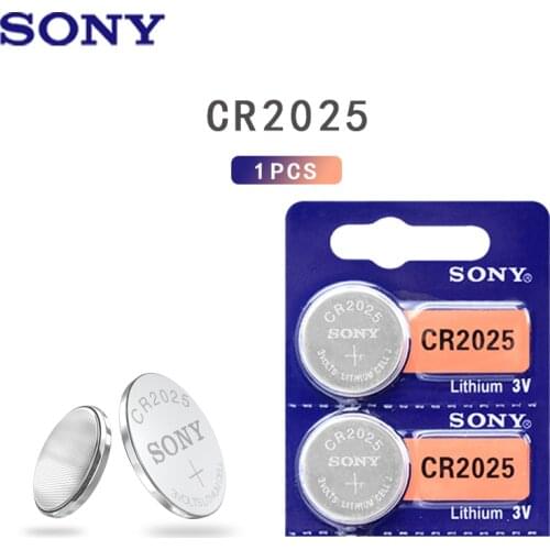 2PC SONY original brand new battery cr2025 3v button cell coin batteries for watch computer cr 2025 ECR2025 DL2025 ECR2025