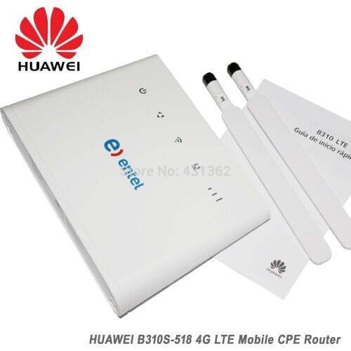 CAT4 Original Unlock 150Mbps Huawei B310S-518 4G LTE Hotspot Wireless Router Support B1 B2 B4 B5 B7 B28 Band