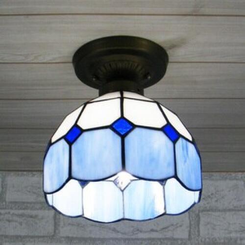 Pendant Light Stained Glass Dragonfly Country Style Dining Room Decor Hanging Lamp E27 110-240V