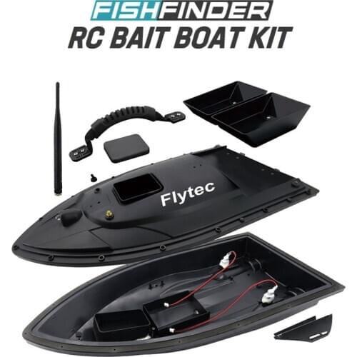 Flytec 5 Generation RC Boat body for Remote double warehouse Fish Finder Electric Fishing Bait Double Motor Toy parts