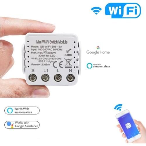 Tuya WiFi Intelligent Switch Socket Module Home Switch Conversion Module Device Sharing Timing Function APP Remotes Control