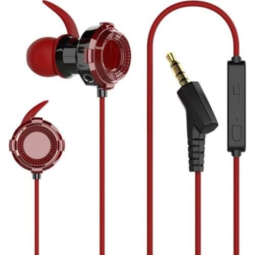 Universal 3.5mm Wired Gaming Earphone Headset with Detachable Mic for Phone PC