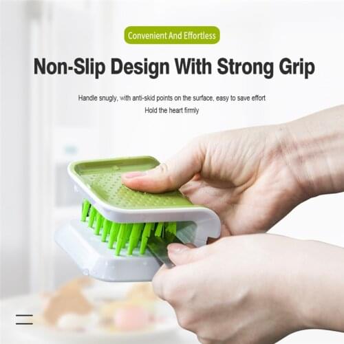 Fork Spoon Knife Cleaner Brush Cleaning Tool Handy Cutlery Cooking Cleaning Brushes Kitchen Helper Cleaning Accessories