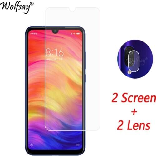 Camera Lens Protector For Xiaomi Redmi Note 7 Tempered Glass For Redmi Note 7 Pro Screen Protector For Redmi Note 7 Glass 6.3"