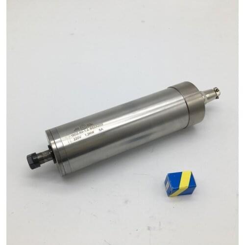 60000RPM 1.2KW 220V ER11 Water cooled spindle 62MM High speed for CNC engraving milling machine Router
