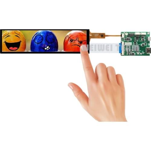 8.8 Inch LCD Touch Screen 1920x480 HSD088IPW1 Stretched Bar IPS Tft Display For Raspberry Pi Aida64 Monitor 60hz