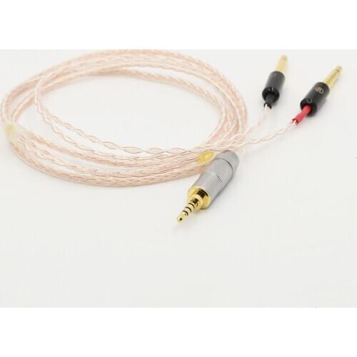 8cores Replacement Headphones Cable Audio Upgrade Cable For Meze 99 Classics/Focal Elear Headphones