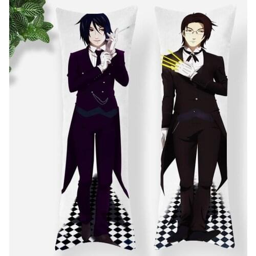 Anime Black Butler Dakimakura Hugging Body Pillow Case DIY Custom Throw Cushion Pillow Cover 7 Sizes