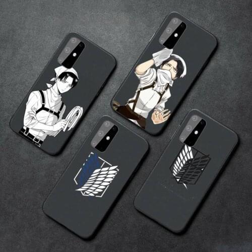 Attack On Titan Phone Case For Samsung A21S A32 A51 A52 A71 A50 A12 S10 S20 S21 Plus Fe Ultra