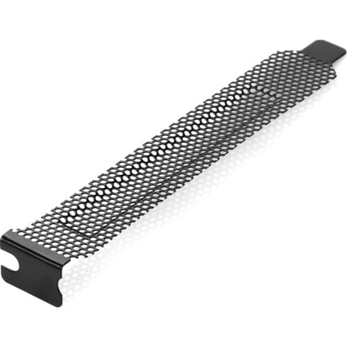 5pieces Black Hard Steel Dust Filter Blanking Plate PCI Slot Cover With Screws Dust Filter Bracket Expansion Blank Plate Shield