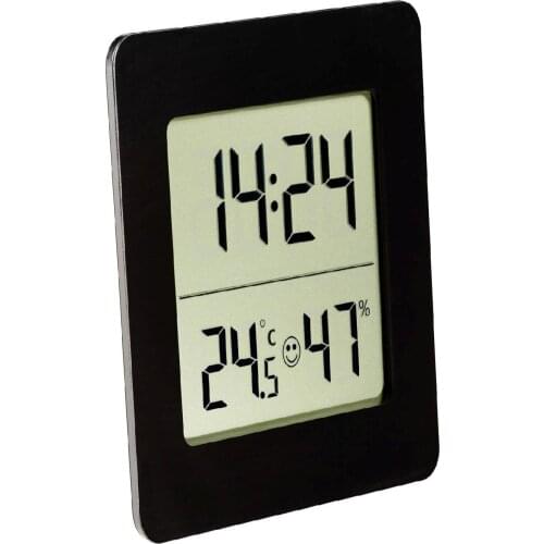 Tfa Smile Digital Clock Humidity Meter Thermometer
