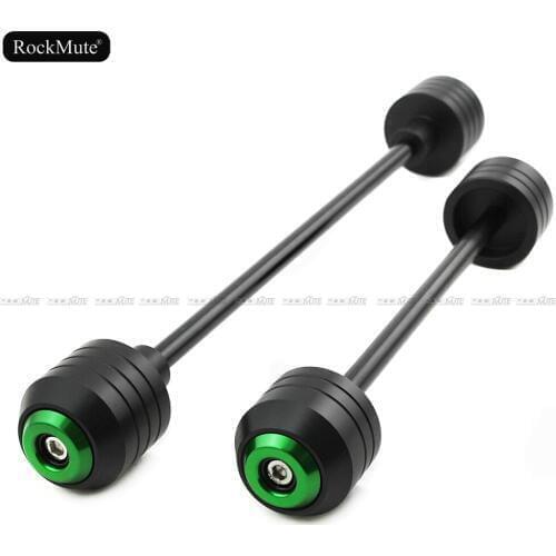 For KAWASAKI Z1000 2007 2008 2009 Motorcycle POM Front Rear Axle Fork Wheel Sliders Cap Pad Falling Protector