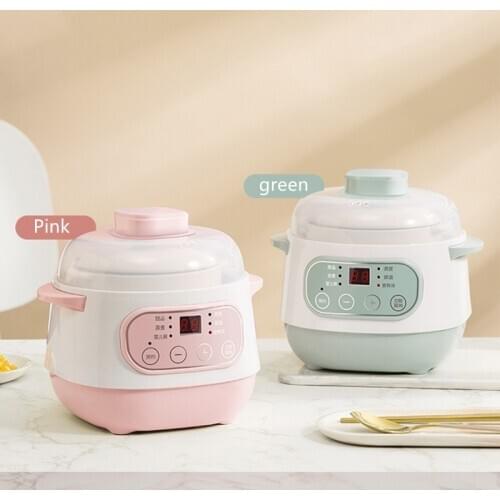 Home Ceramic Intelligent Water Isolating Electric Stew Pot Multi Regular Appointment Health Dirds Nest Porridge Soup Stew Cup