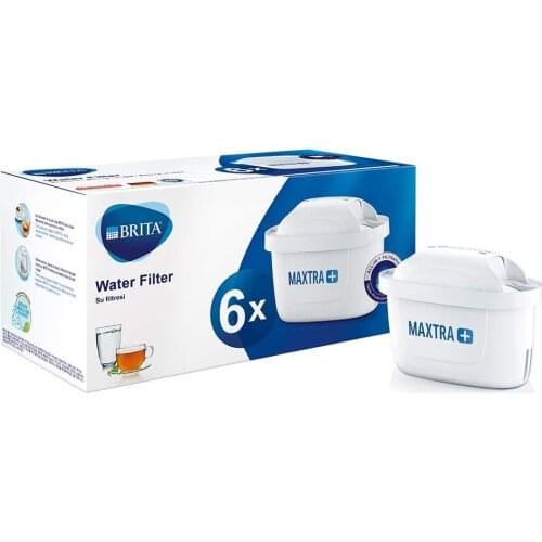 BRITA MAXTRA+ Plus Water Filter Cartridge-6 Pack White Pack of 6 Water Purification Filter Water Limescale Fast Delivery