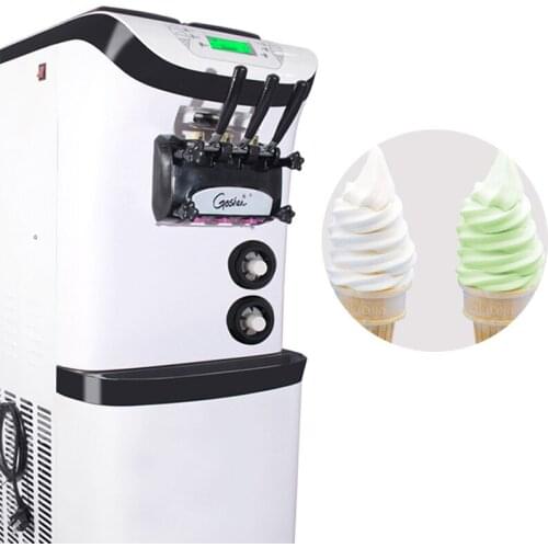 Commercial Mixed Flavor Ice Cream Making Machine For Dessert Shops Stainless Steel Ice Cream Maker BX368CRED2